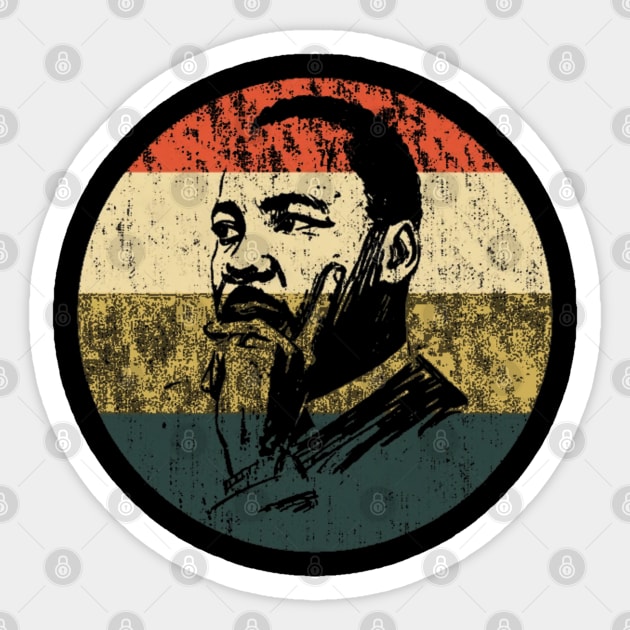 Martin Luther King, I have a Dream, Black History, Black Lives Matter Sticker by UrbanLifeApparel